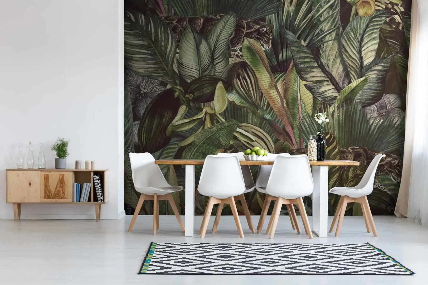 stenske poslikave Skrivnostna džungla u51884