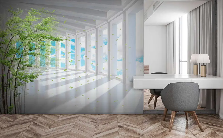 stenske poslikave Predor s pogledom v oblak u29922