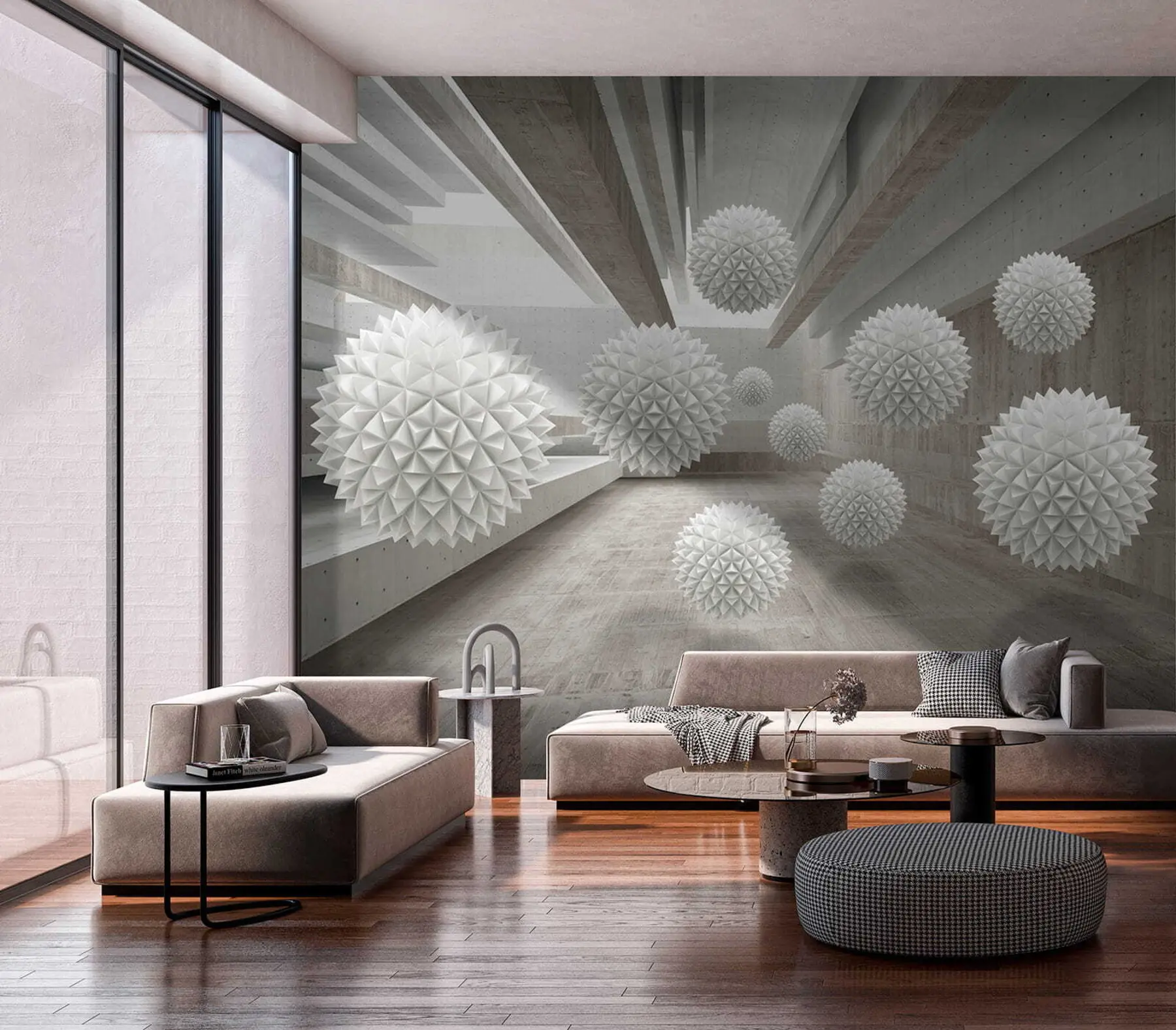 stenske poslikave Krogle, ki lebdijo v zraku u34969