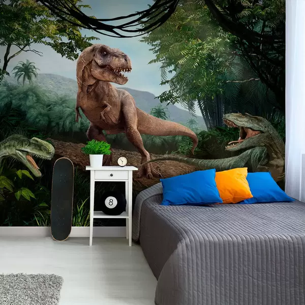 Stenska stenska poslikava Dinozaver