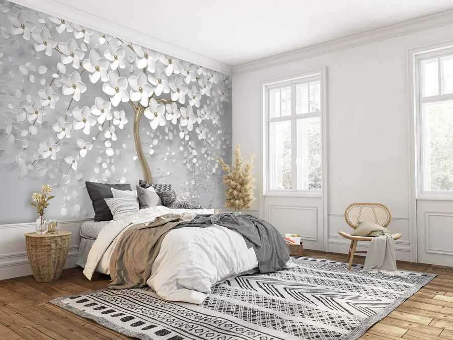 stenske poslikave Cvetoče drevo z velikimi cvetovi u37065