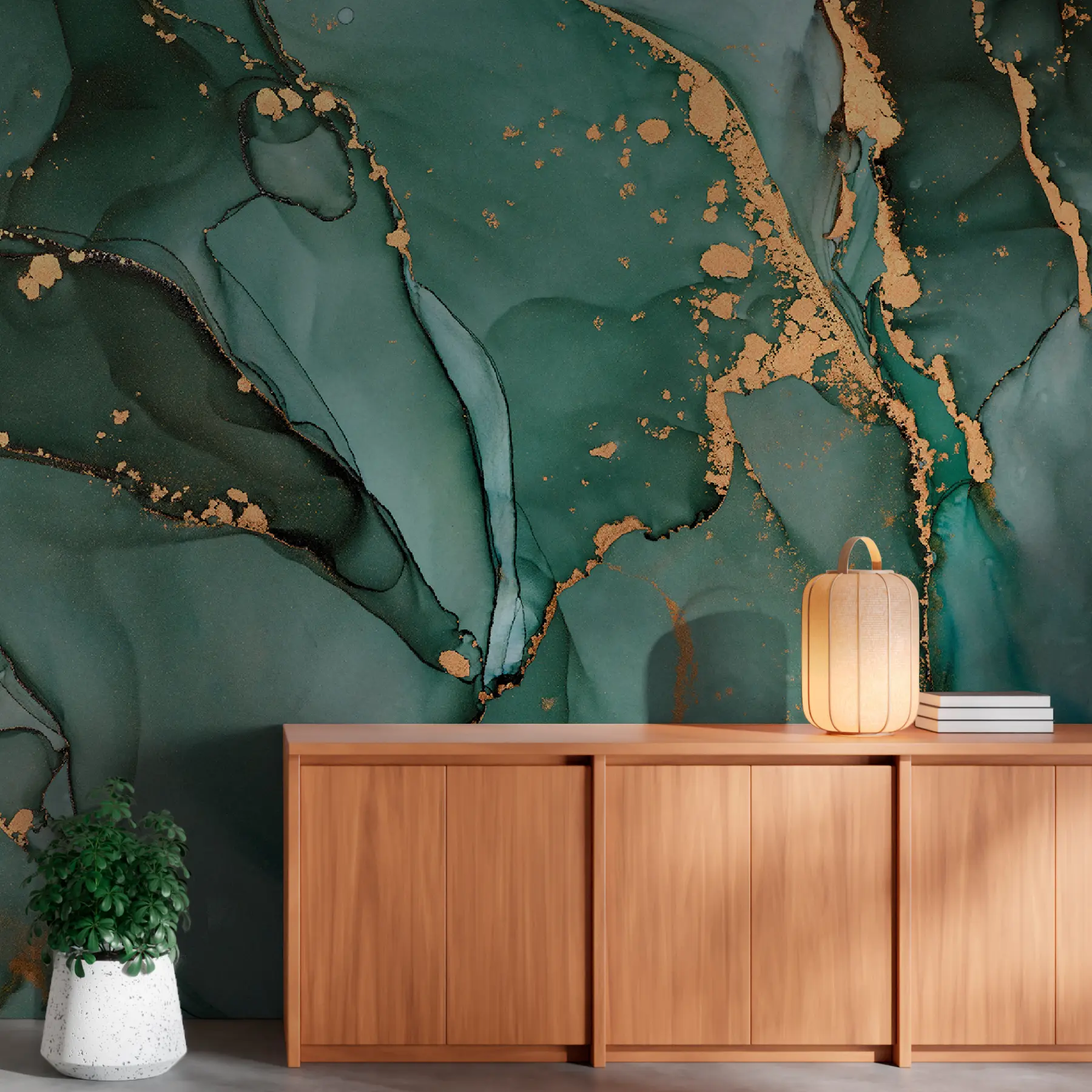 stenske poslikave Zeleni marmor u50235