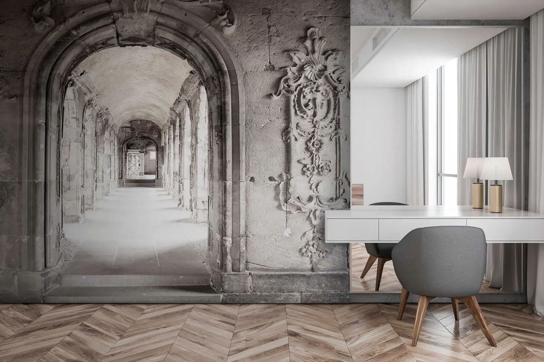 stenske poslikave Starodavni lok u50439