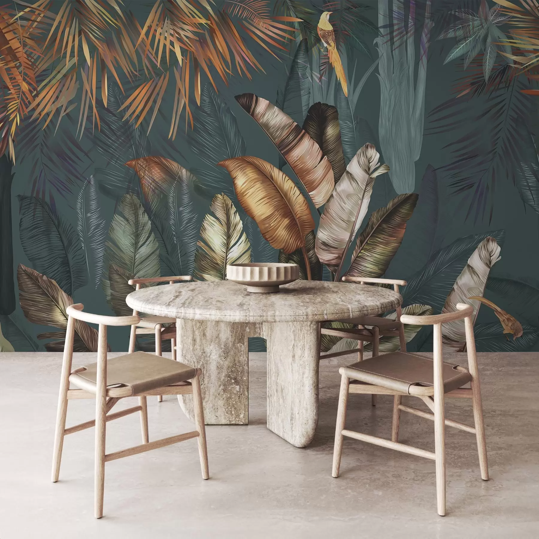 stenske poslikave Svetla tropska džungla u50468