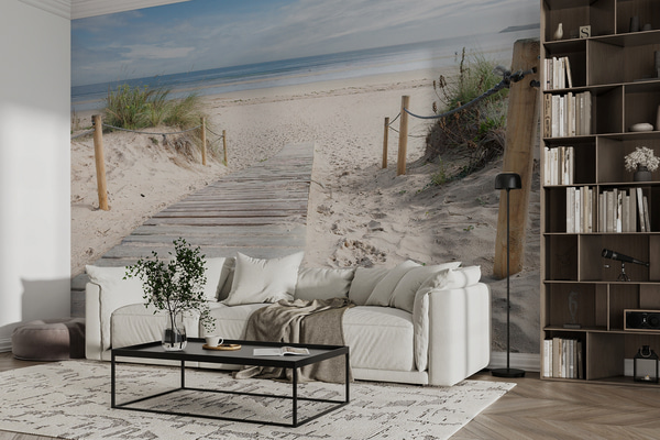 Ozadja Pot do peščene plaže, Stenske poslikave Narava, u54357 : Uwalls.si