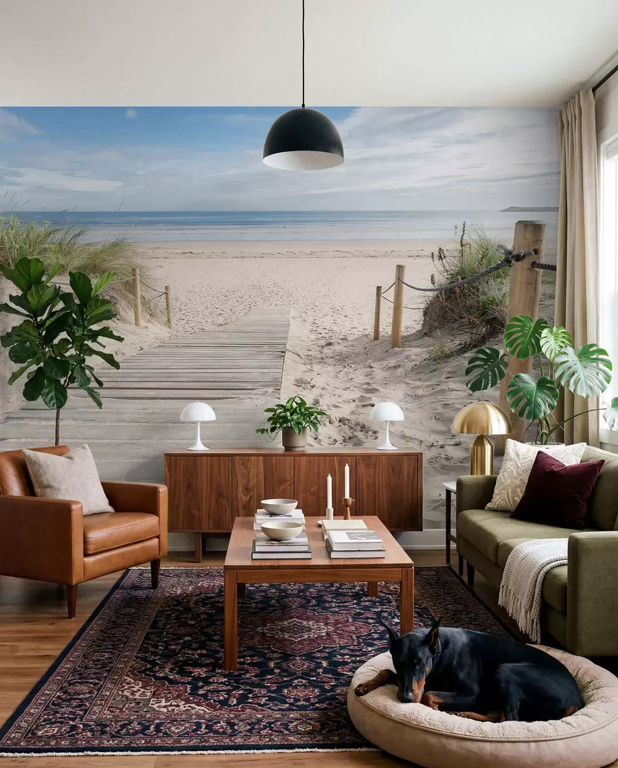 stenske poslikave Pot do peščene plaže u54357