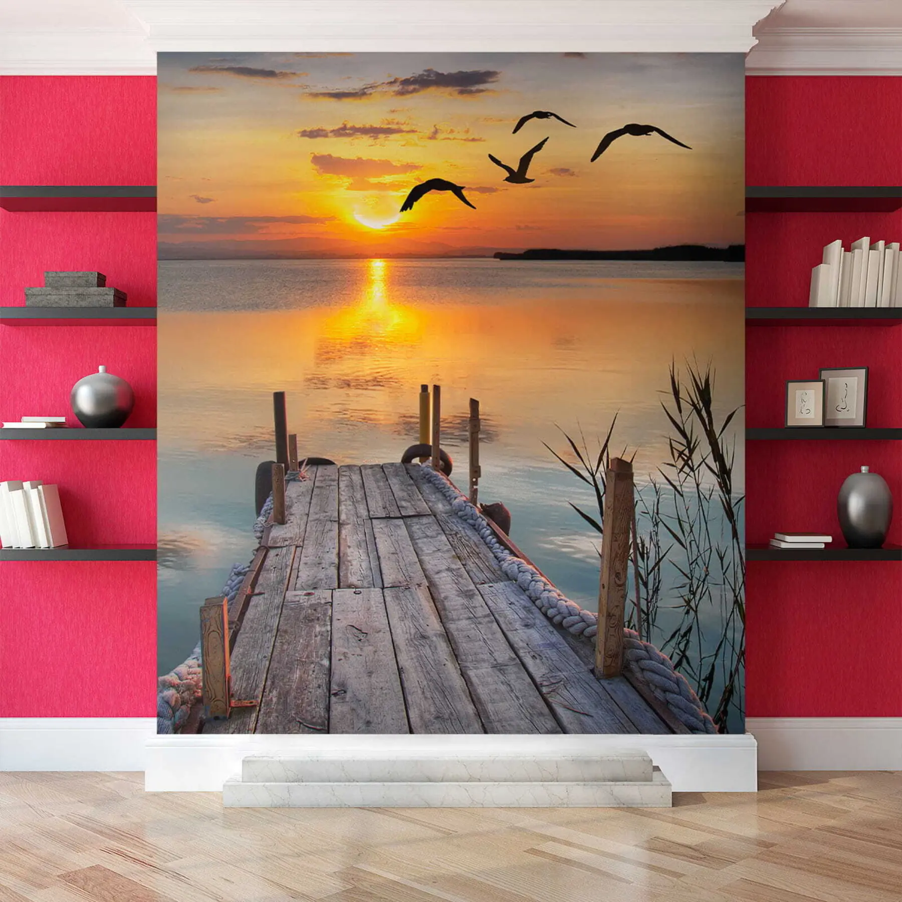 stenske poslikave Racki in pomol u57673