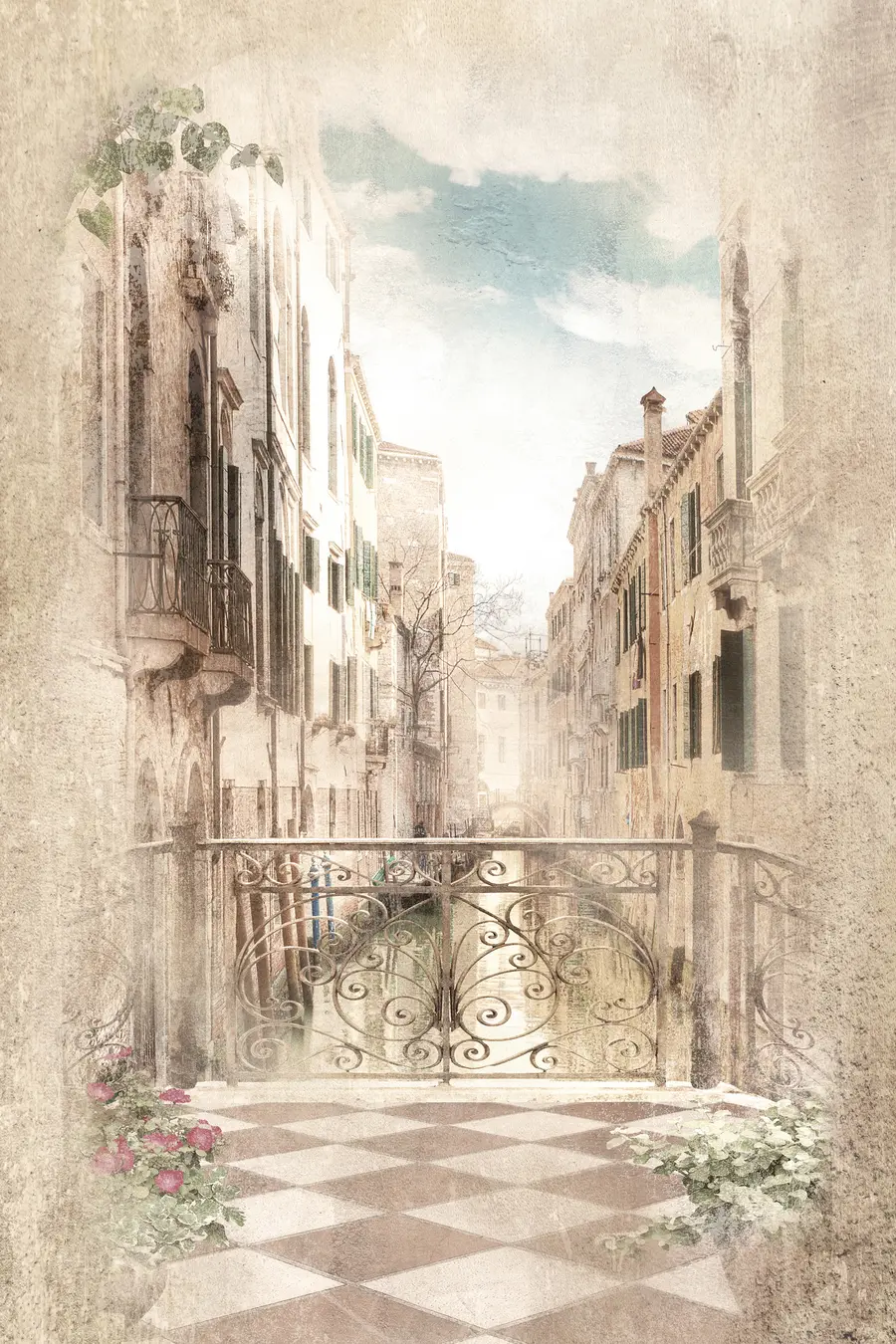 stenske poslikave Oblak, stavbe in naprave u60320