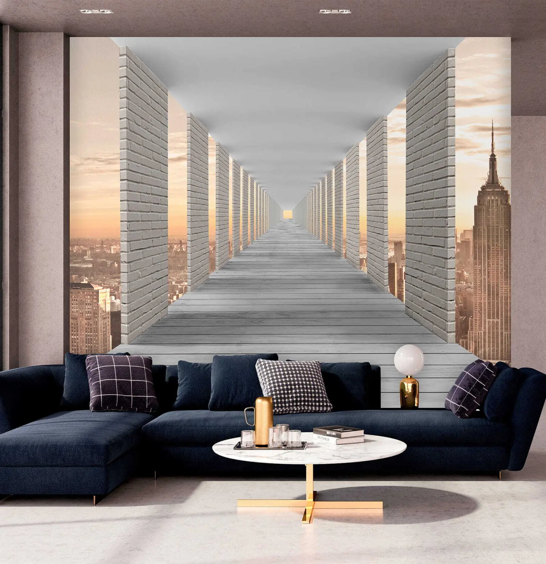stenske poslikave Predor s pogledom na New York u59788