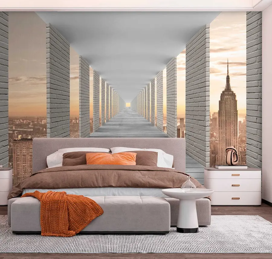 stenske poslikave Predor s pogledom na New York u59788
