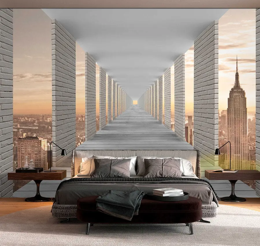 stenske poslikave Predor s pogledom na New York u59788