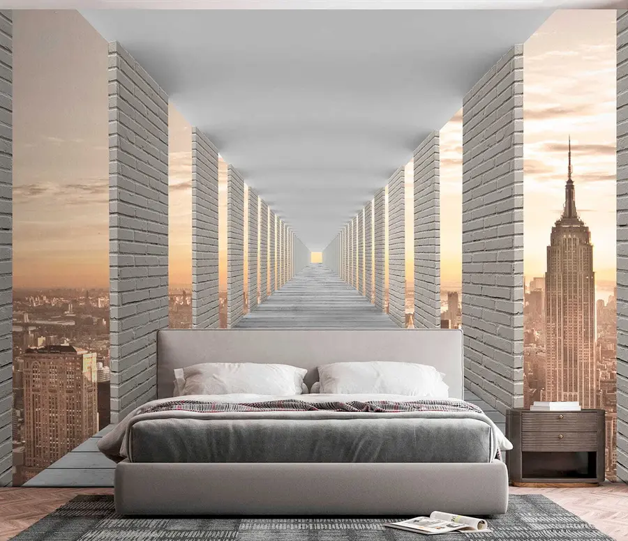 stenske poslikave Predor s pogledom na New York u59788