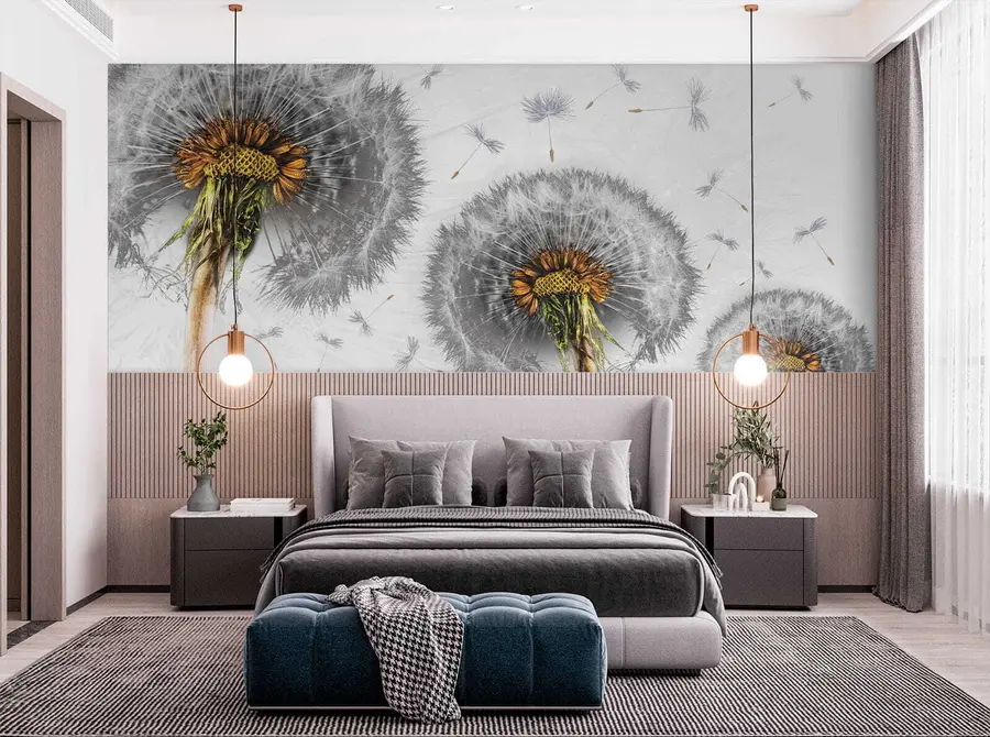 stenske poslikave Rastline, cvetovi in žuželke u61442