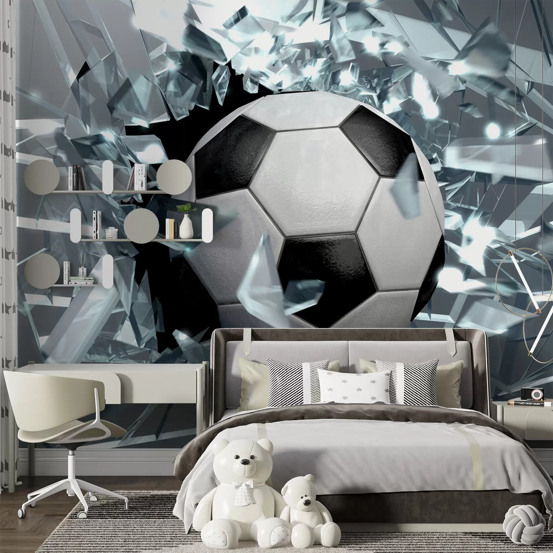 stenske poslikave Nogomet, nogomet in žoga u64581