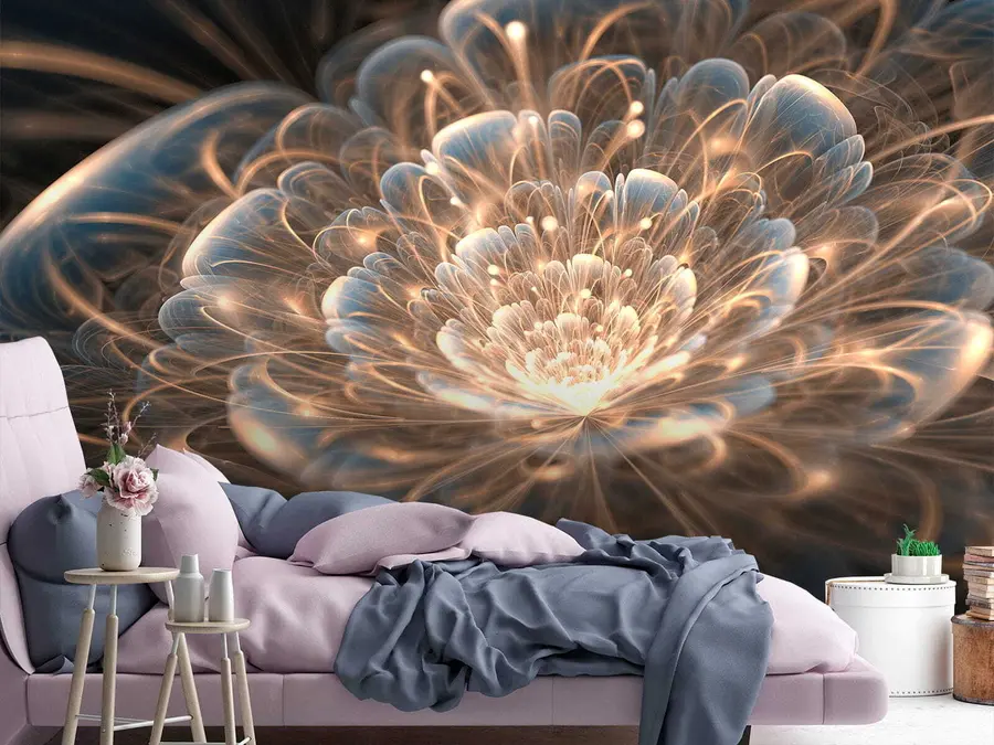 stenske poslikave Risanje s svetlobo na temnem ozadju u59705