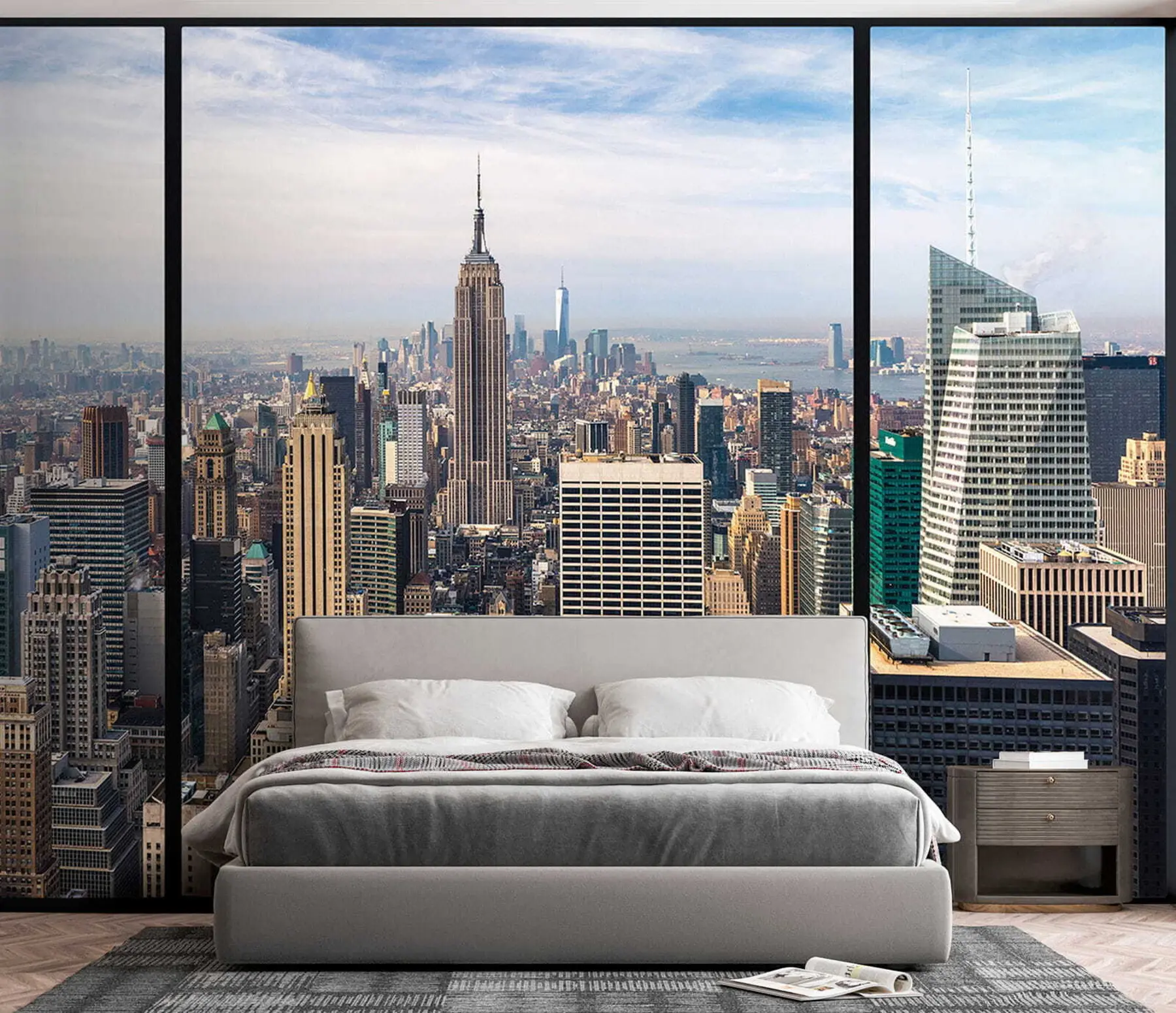 stenske poslikave Pogled na mesto u68001