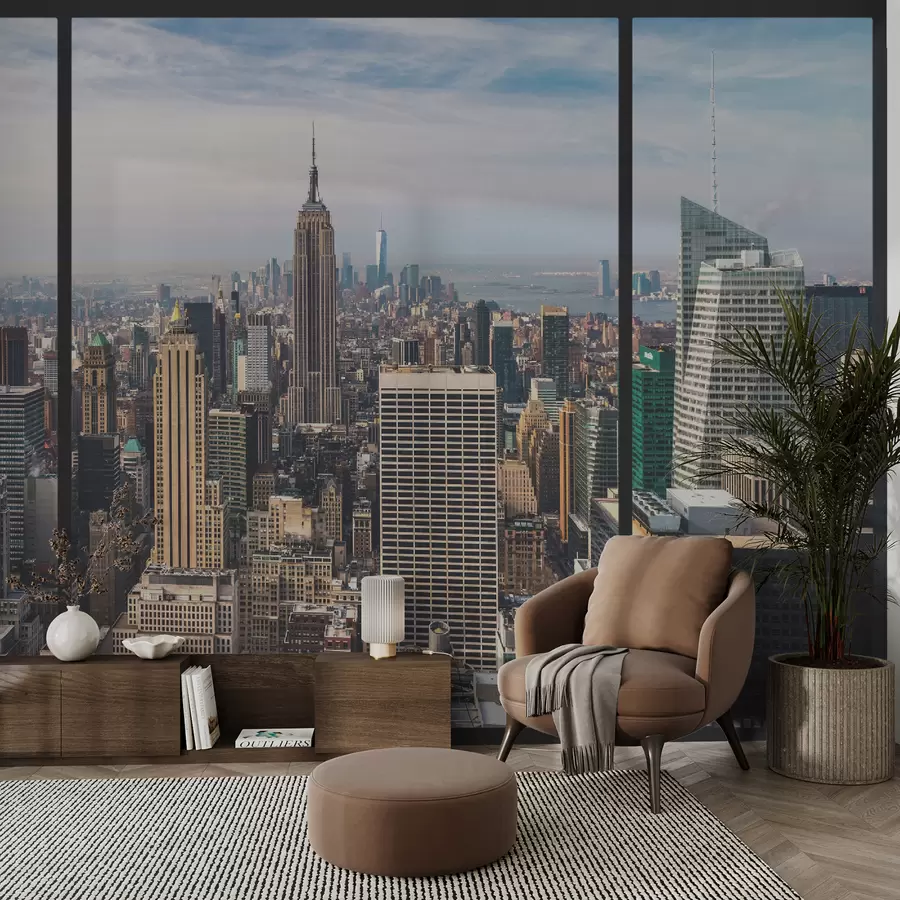 stenske poslikave Pogled na mesto u68001