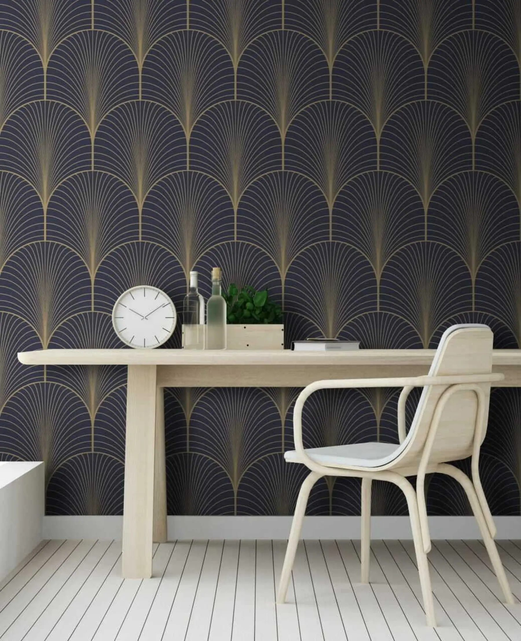 stenske poslikave Vzorec art deco u53246