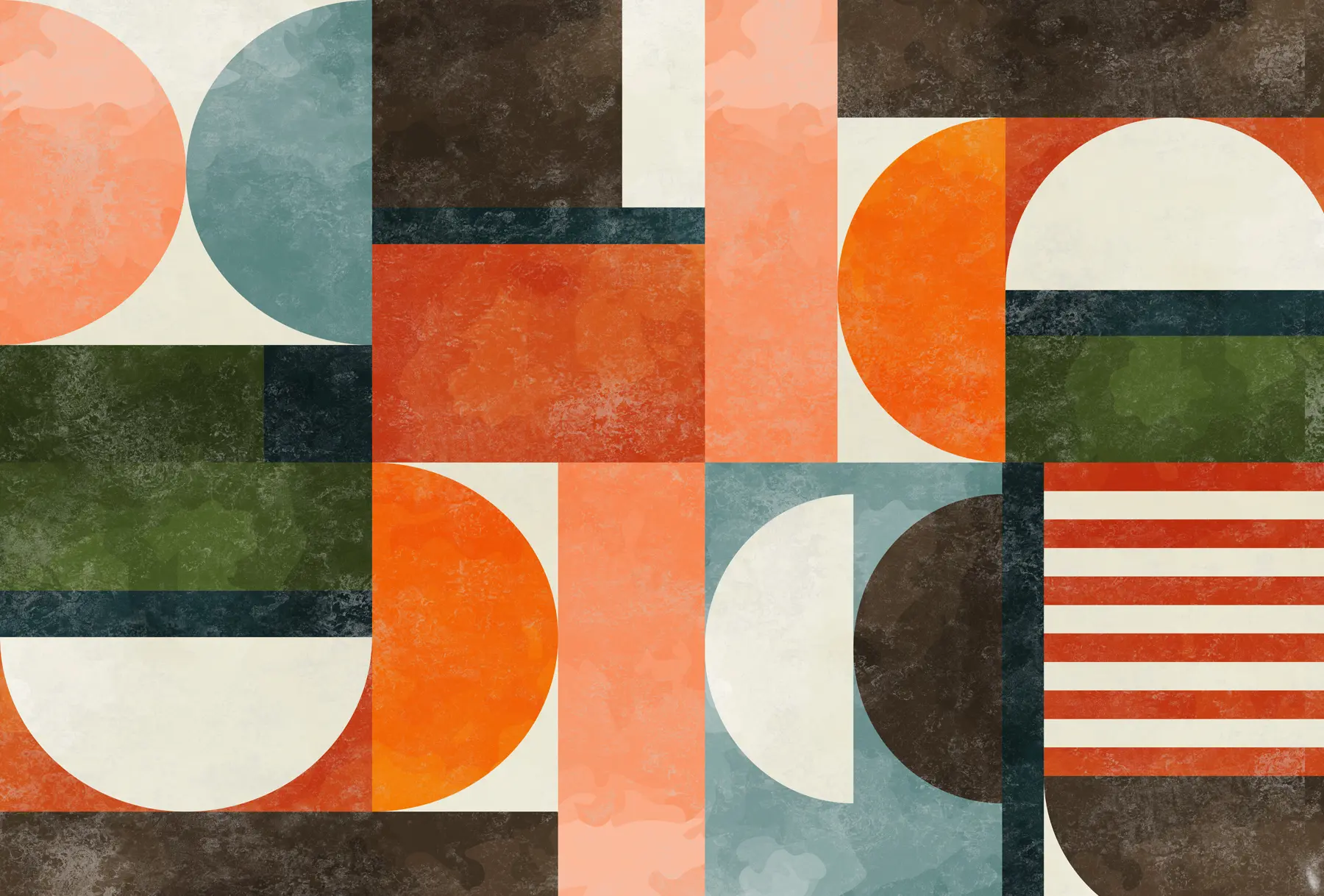 stenske poslikave Retro deco u71427