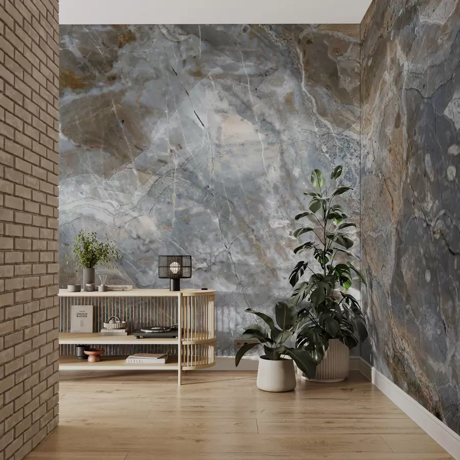 stenske poslikave Sivo-beljasti marmor u71438