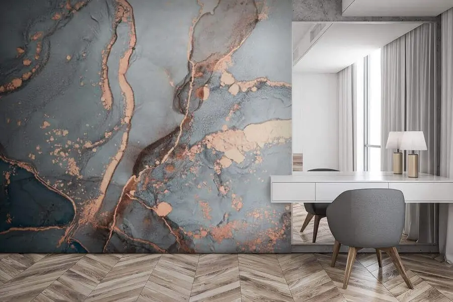 stenske poslikave Modri marmor u24799