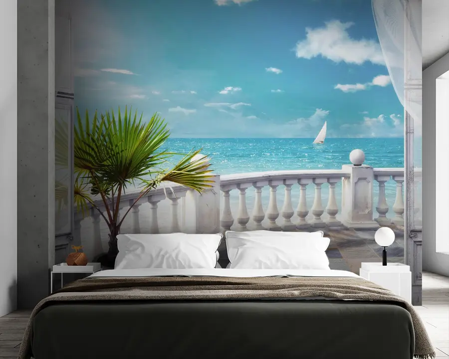 stenske poslikave Voda, oblak in nebo u26132