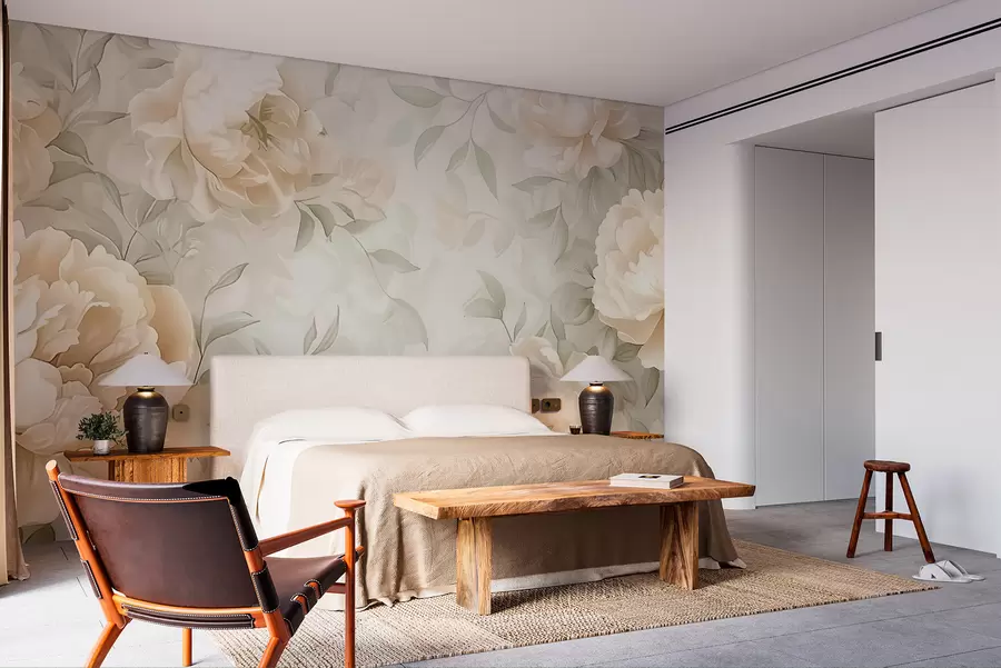 stenske poslikave Potonike v svetlih in nežnih barvah w07892