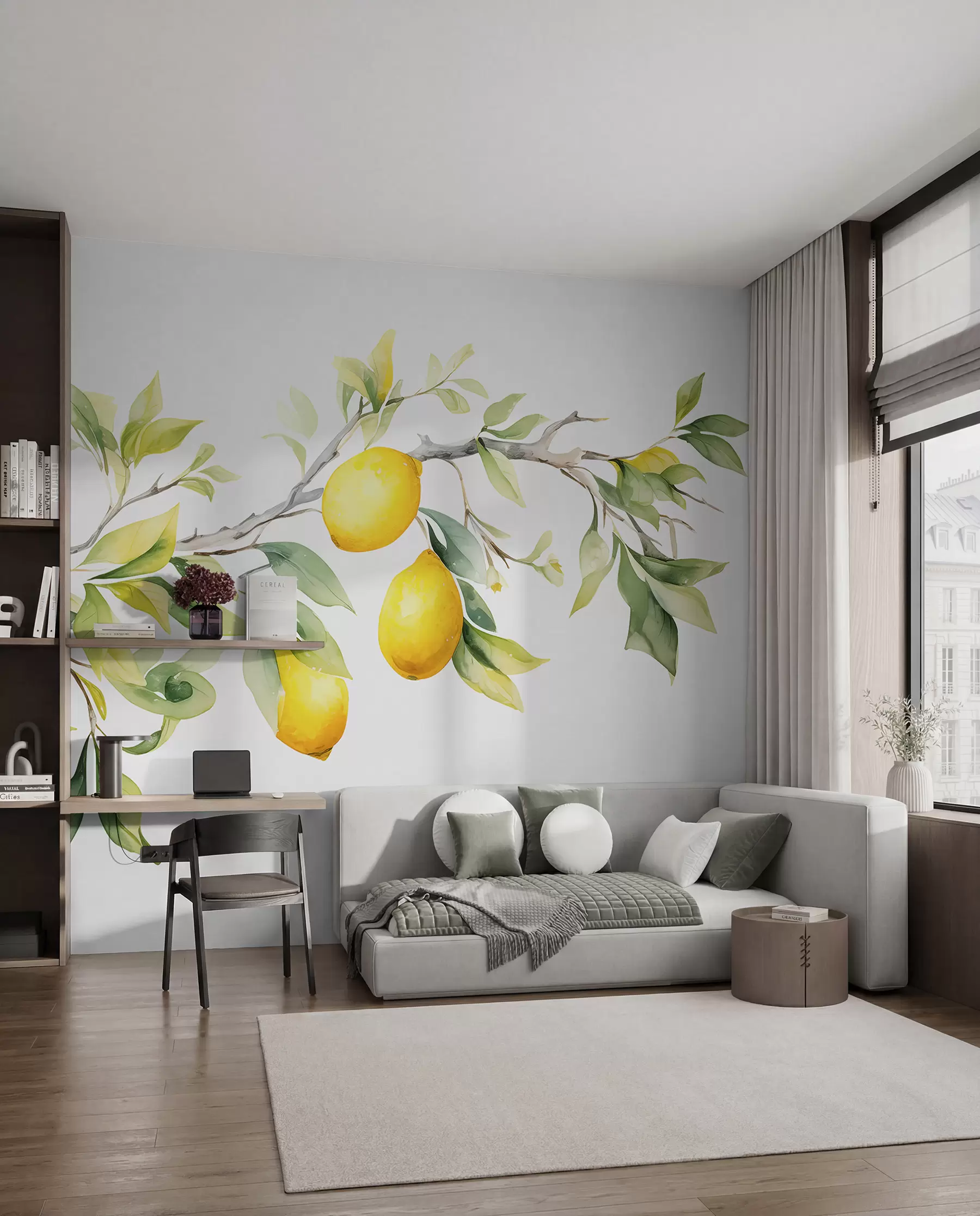 stenske poslikave Limone na veji w08096