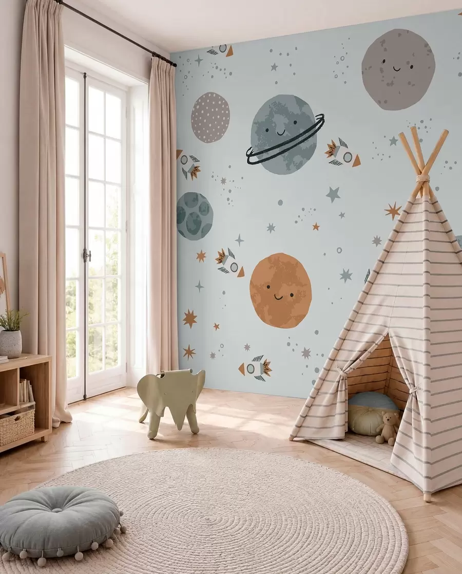 stenske poslikave Nasmejani planeti w01417