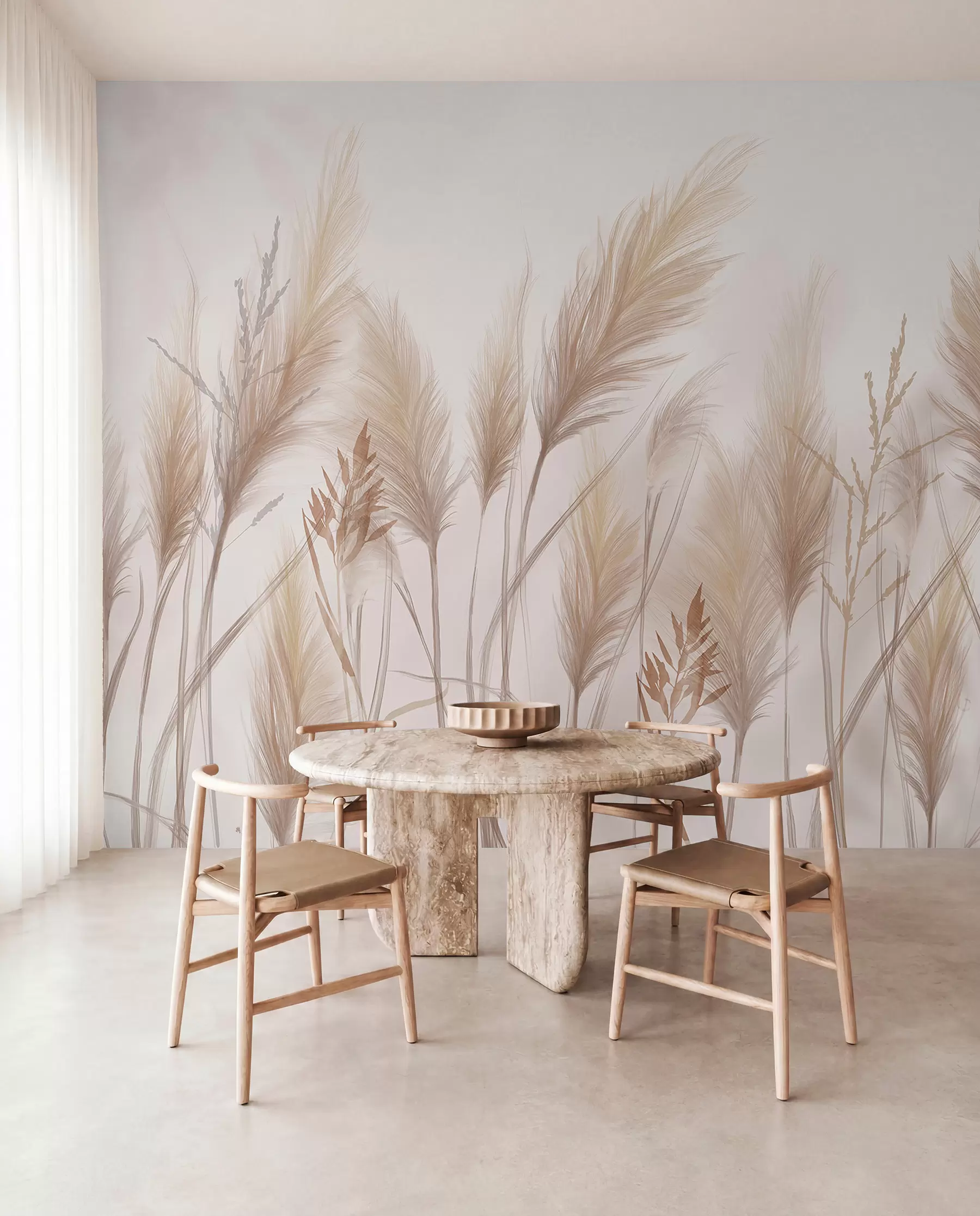 stenske poslikave Trave v sapici w08268