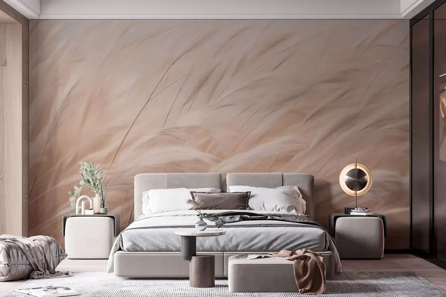 stenske poslikave Bežni kljunčki njivske trave w01719v1