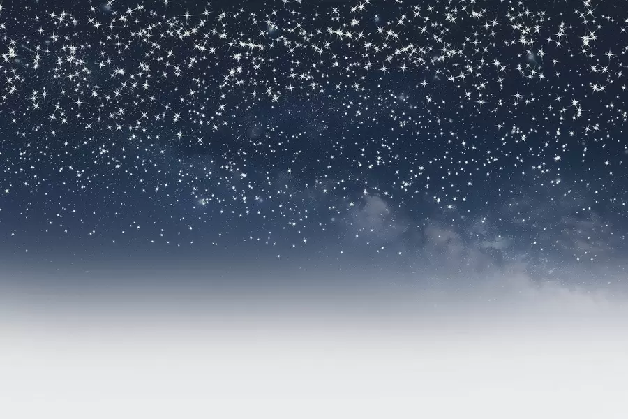 stenske poslikave Zvezdnato nočno nebo, mehak gradient, kozmično, ozvezdja w01797v1