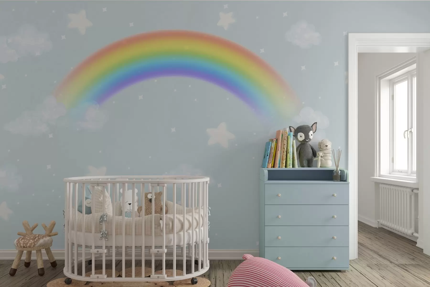 stenske poslikave Čudovito nebo, polno sanj w00013v1