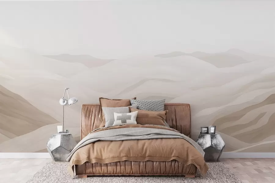 stenske poslikave Megleni gorski valovi w02034v1