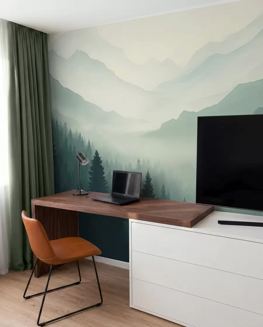 stenske poslikave Gozd in gore w02186