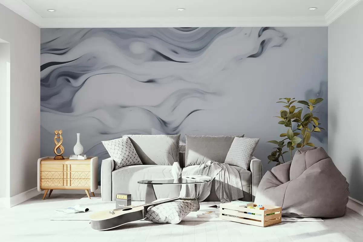 stenske poslikave Abstraktni valovi w02040