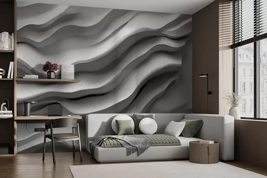 stenske poslikave S betonska tekstura gladkega reliefa w02233