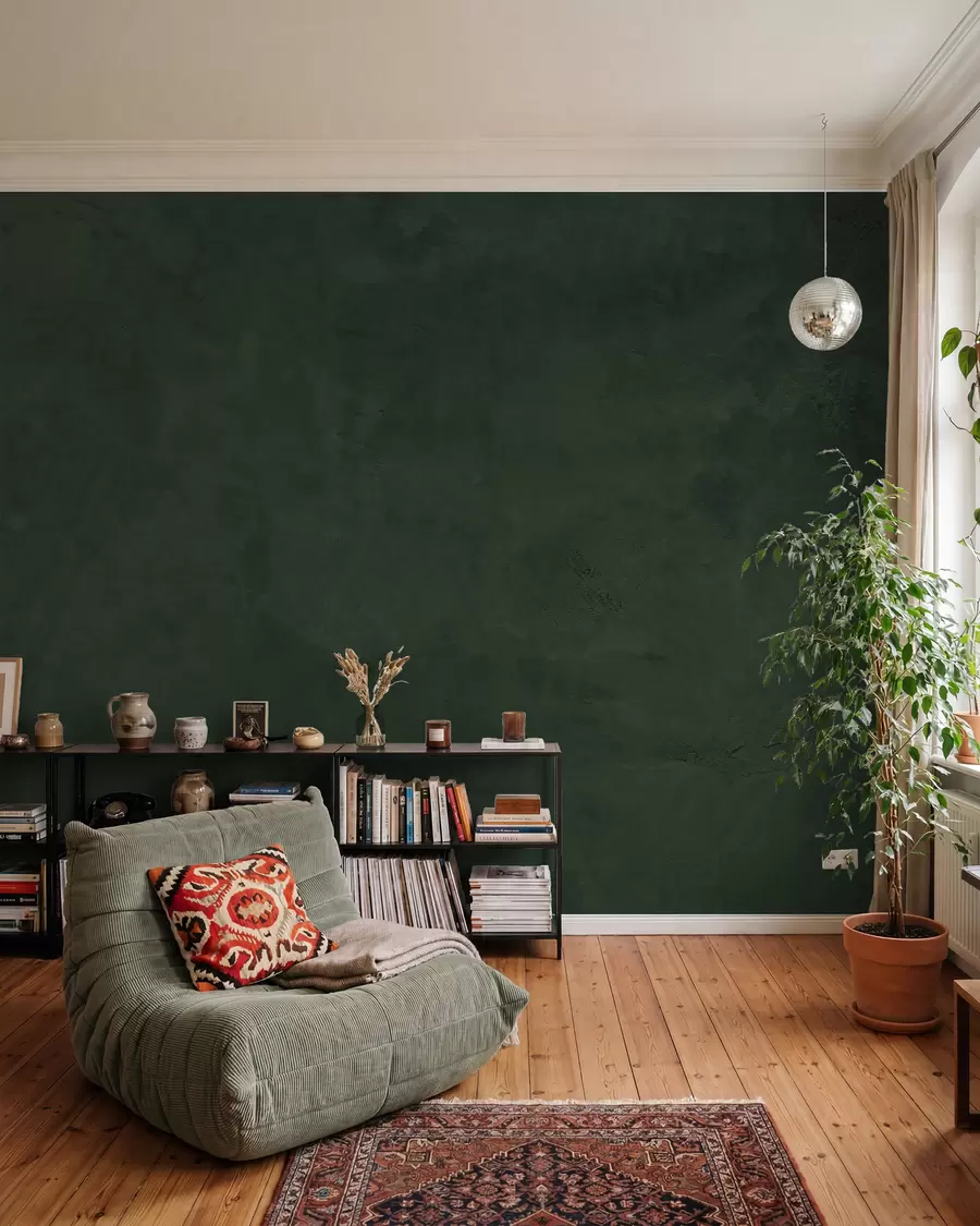 stenske poslikave Beton v gozdni zeleni w02553v1