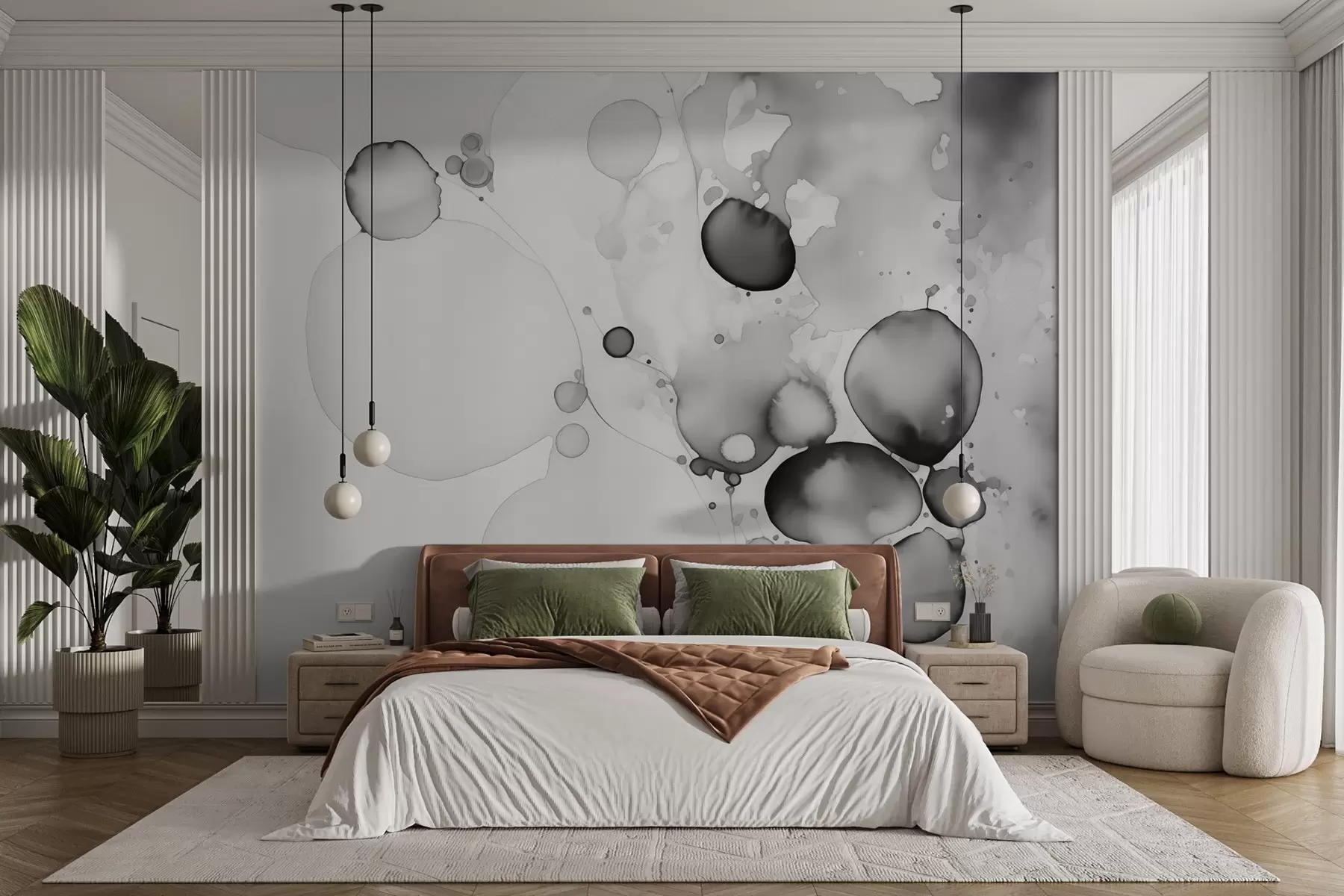 stenske poslikave Imitacija mokrega akvarela w02719