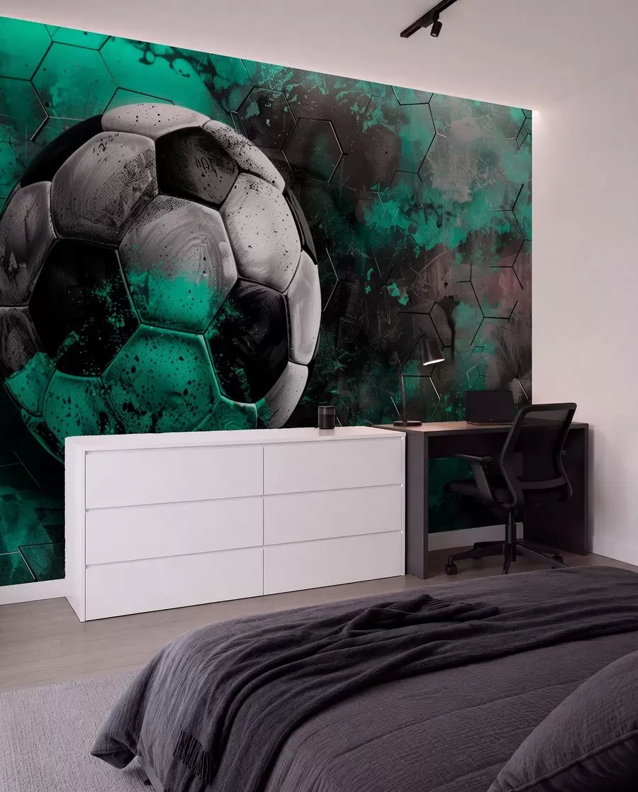 stenske poslikave Nogometna žoga w08618