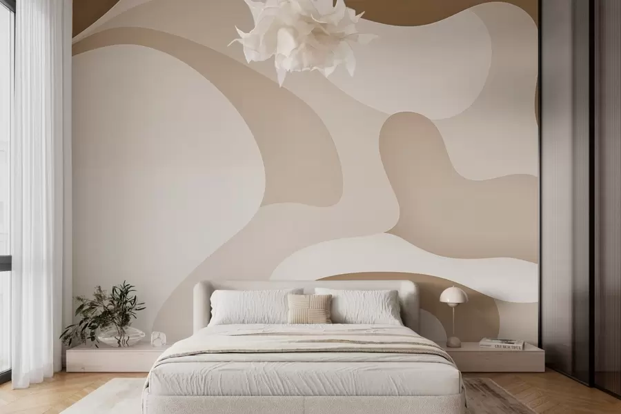 stenske poslikave Abstraktni valovi w02760v1