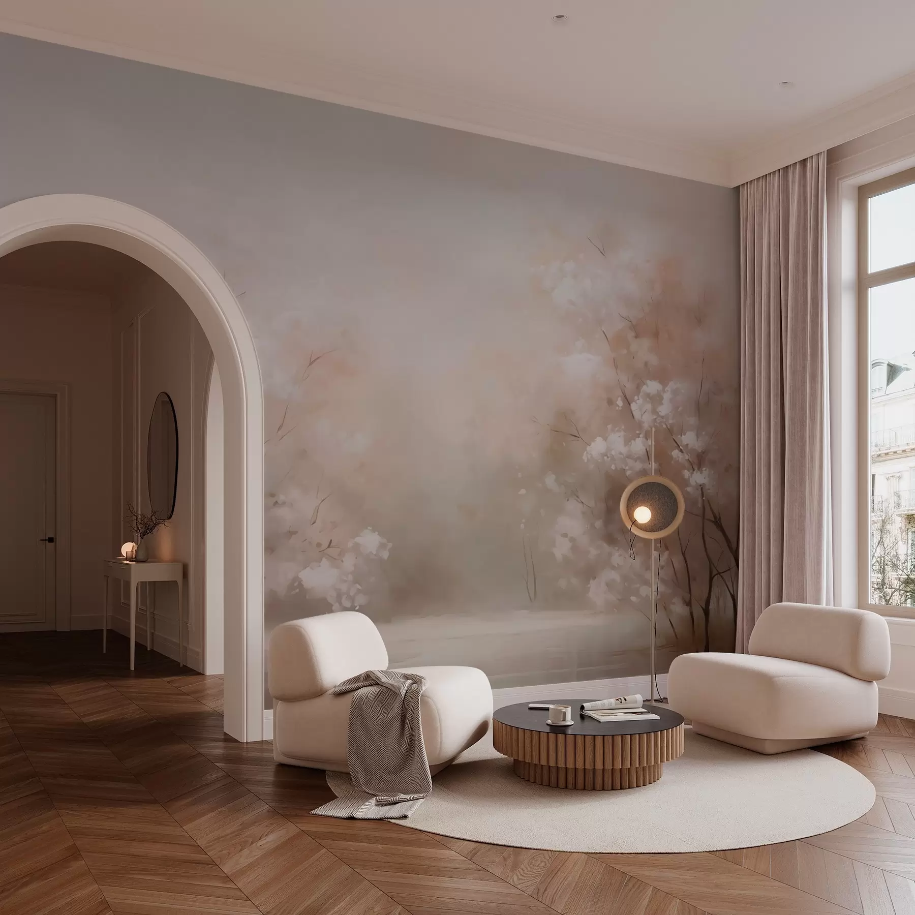 stenske poslikave Gaj abstraktna imitacija slikarstva w02924