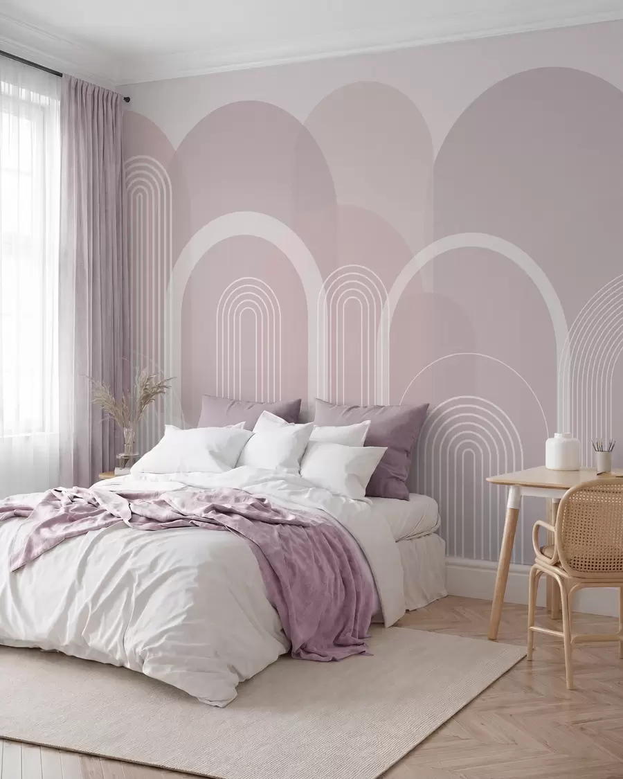 stenske poslikave Geometrijski loki boho w02935