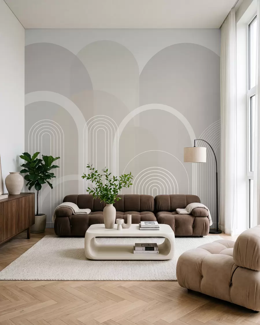 stenske poslikave Geometrijski loki boho w02935v1