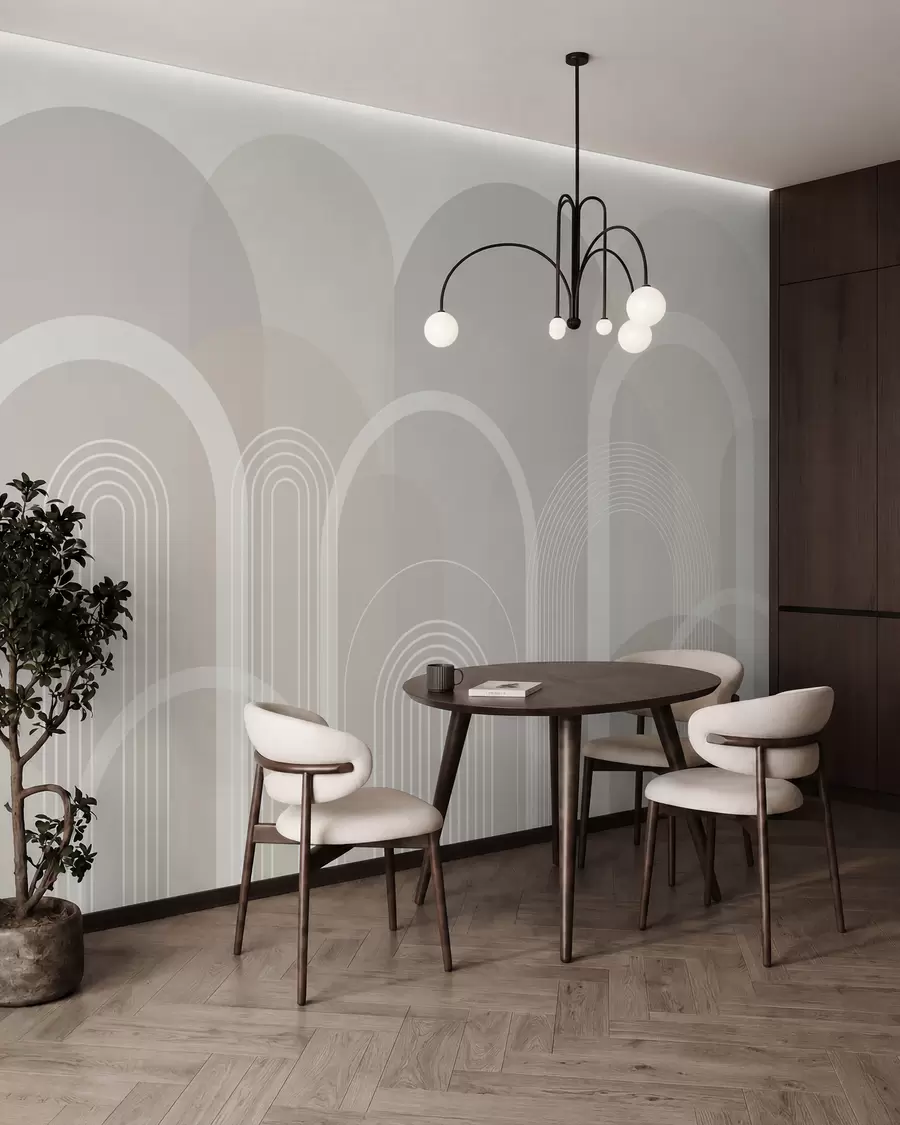 stenske poslikave Geometrijski loki boho w02935v1