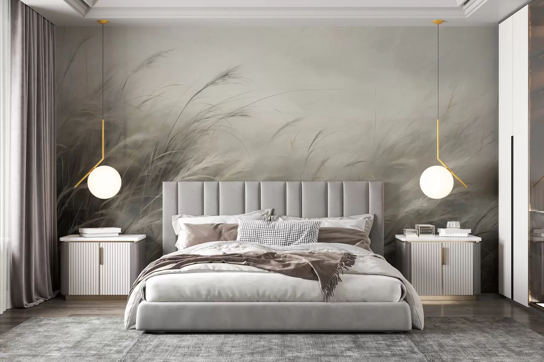 stenske poslikave Mir v travi w02985