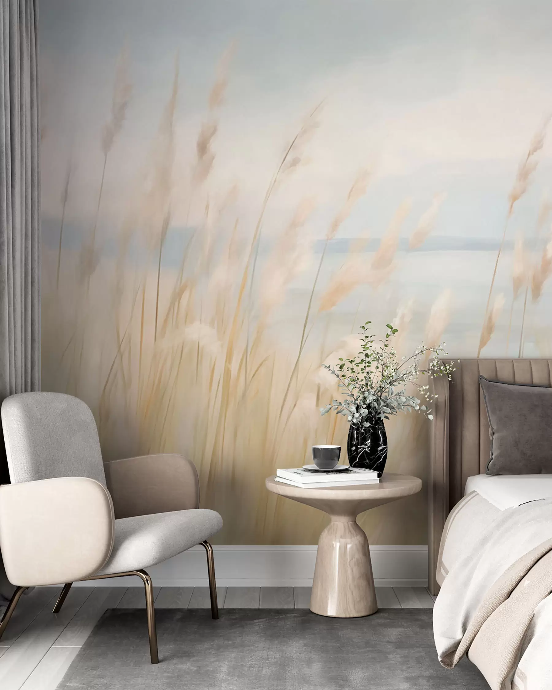 stenske poslikave Rastline Pampas w03231