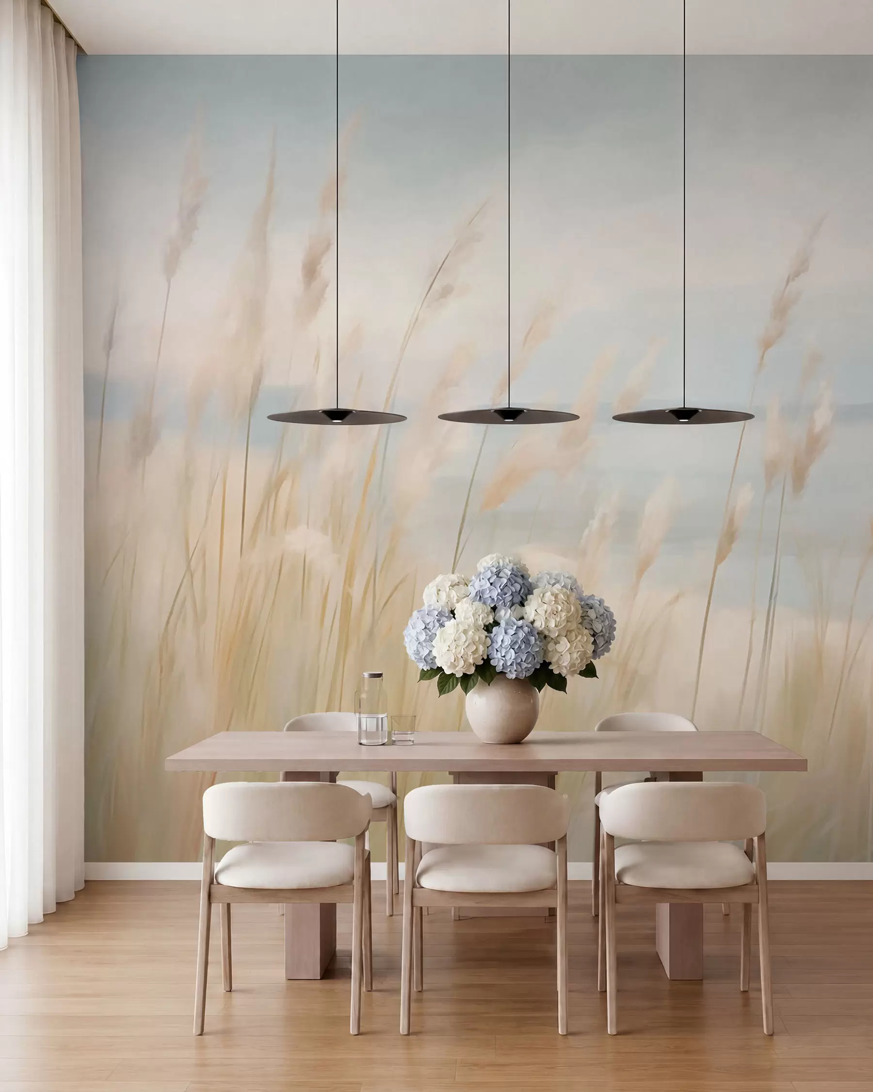 stenske poslikave Rastline Pampas w03231