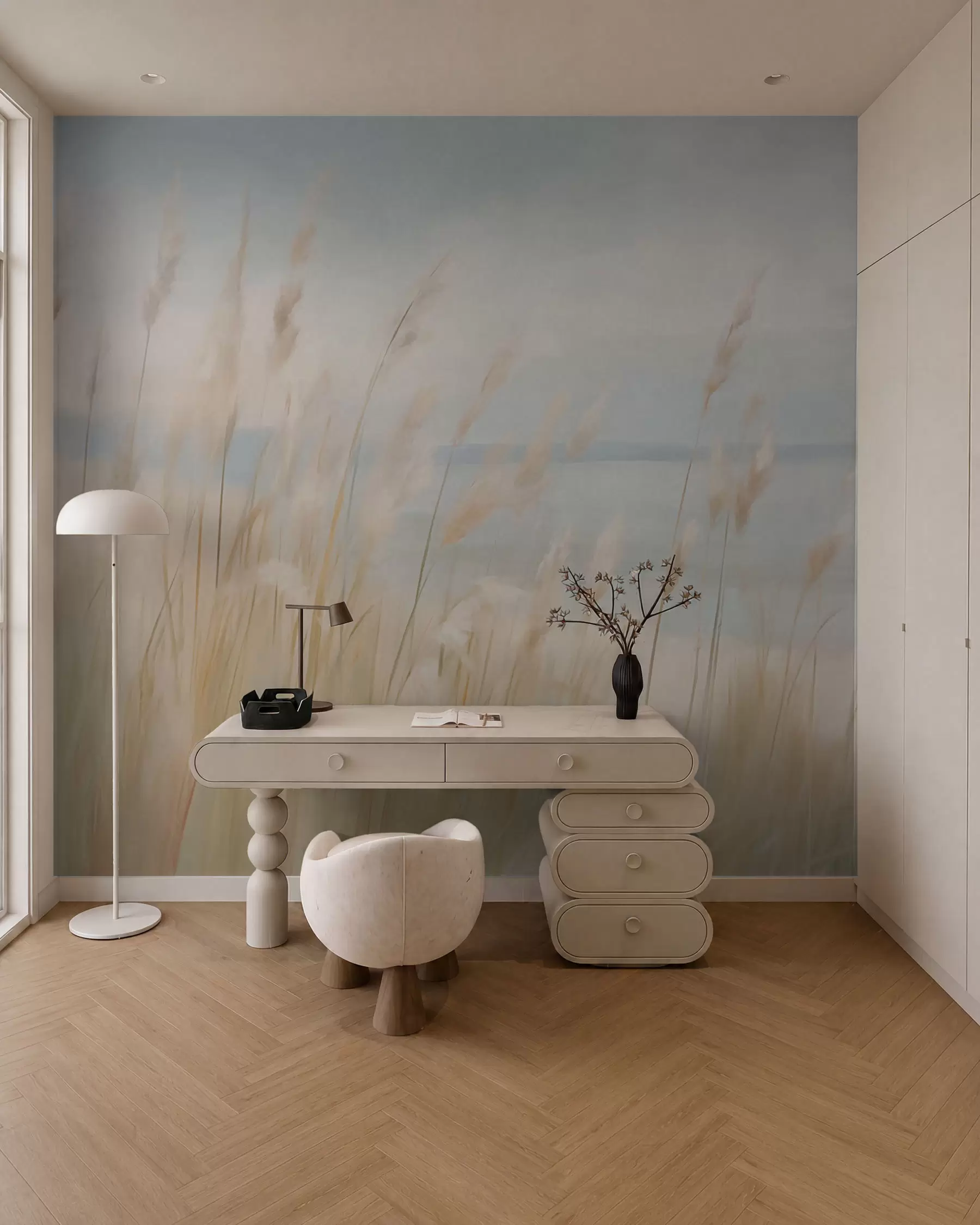 stenske poslikave Rastline Pampas w03231
