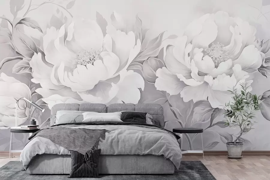 stenske poslikave Peonije w03241